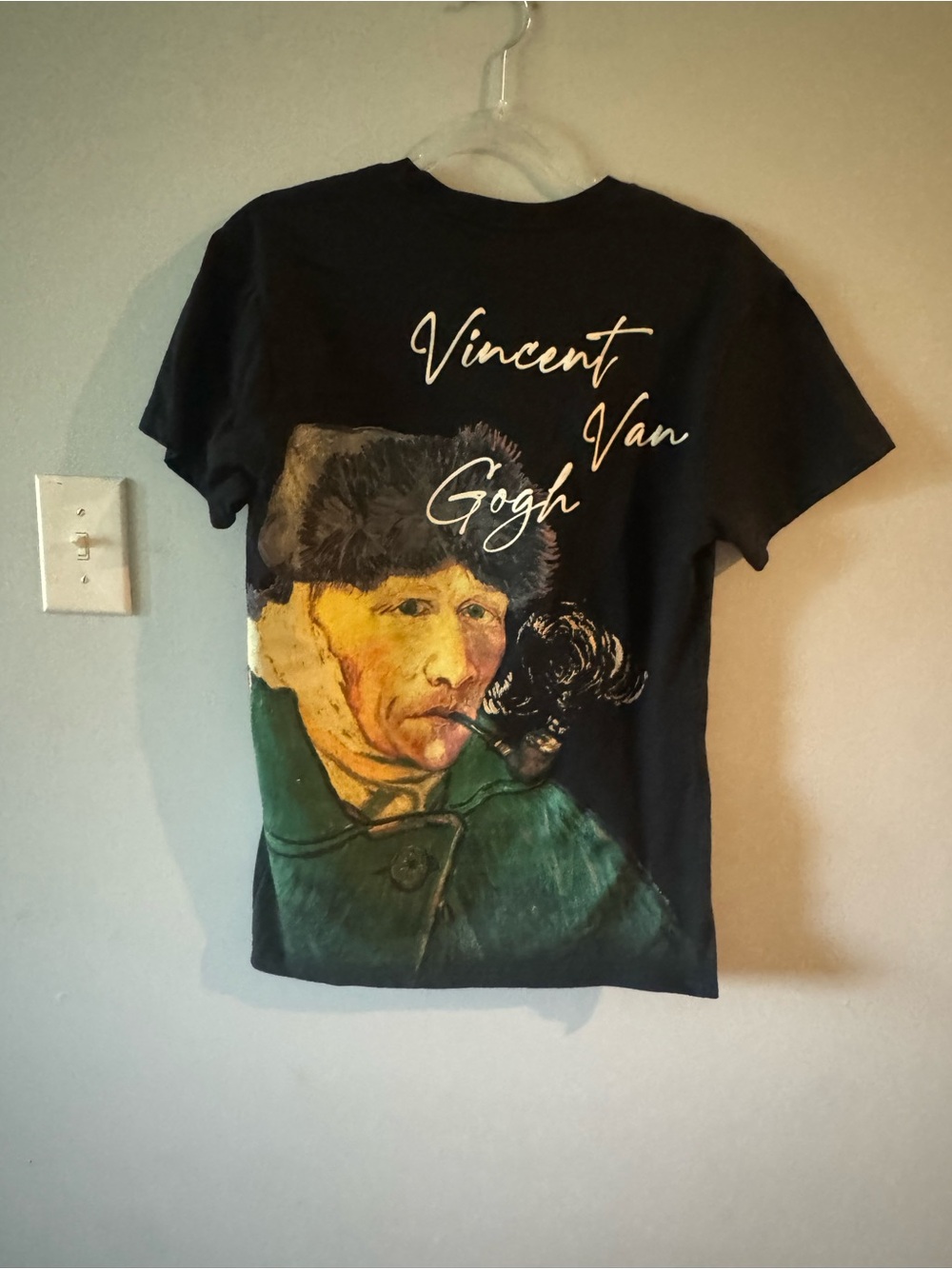 Vincent Van Gogh Graphic Short Sleeve Tee - Black